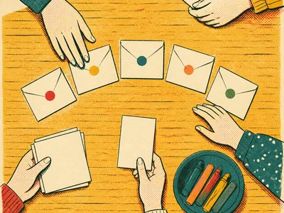 五个「满满」信封
