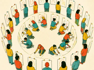 破冰活动：肖像画