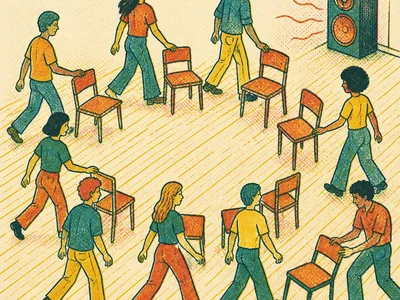 团队协作版抢椅子（Musical Chairs (Teamwork Style)）